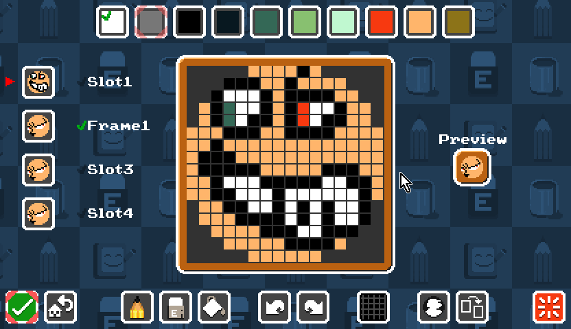 SFMB Avatar Painter editing an account avatar